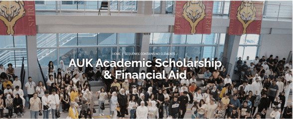 American University of Kuwait (AUK) Scholarships